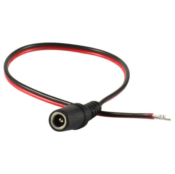 Cable de corriente para camara de CCTV, 12V DC, conector plug