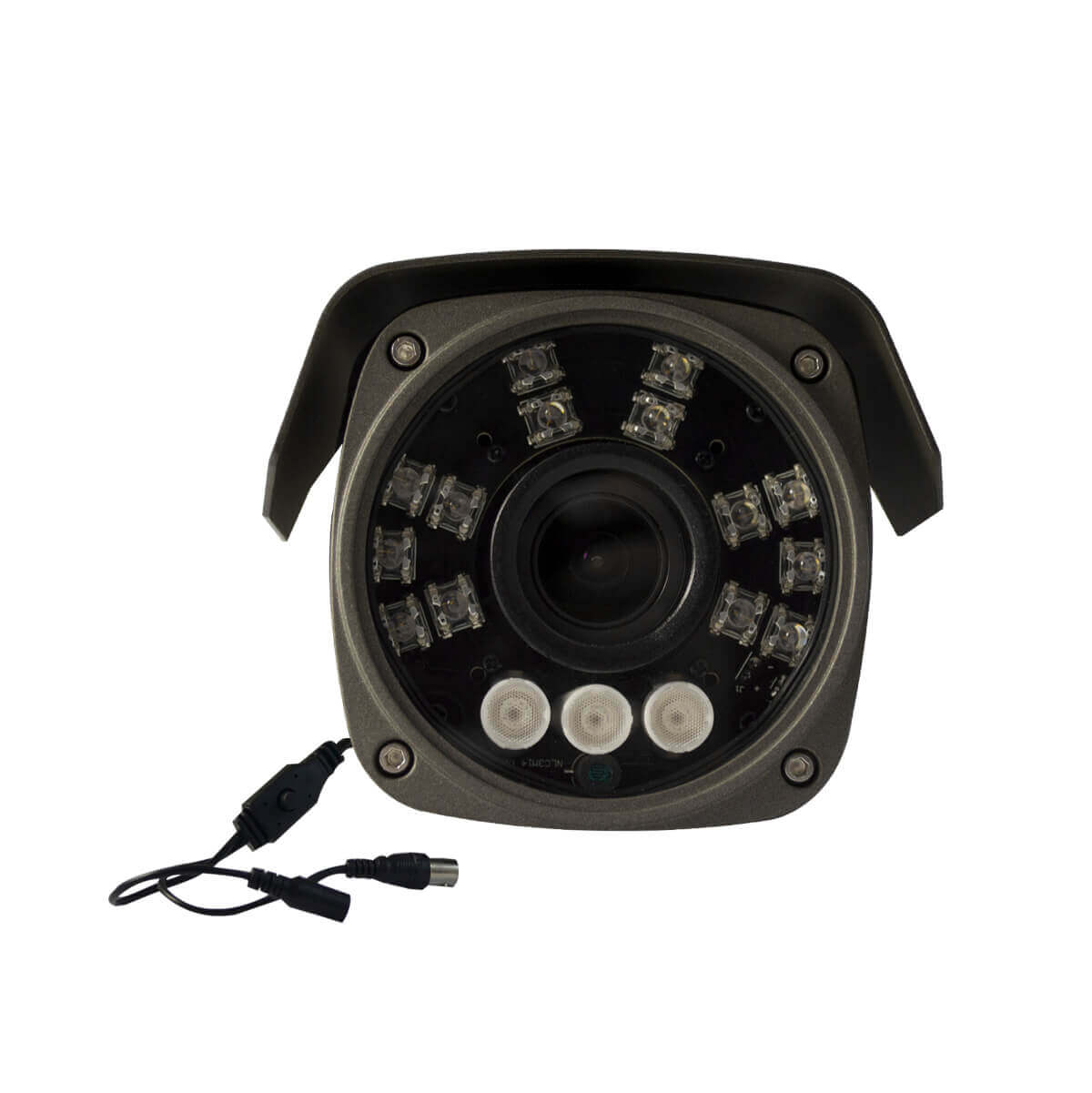 Camara Bazuca, 1/3 SONY CMOS, 1000TVL, 14 LED, 3 LED Array, IP66