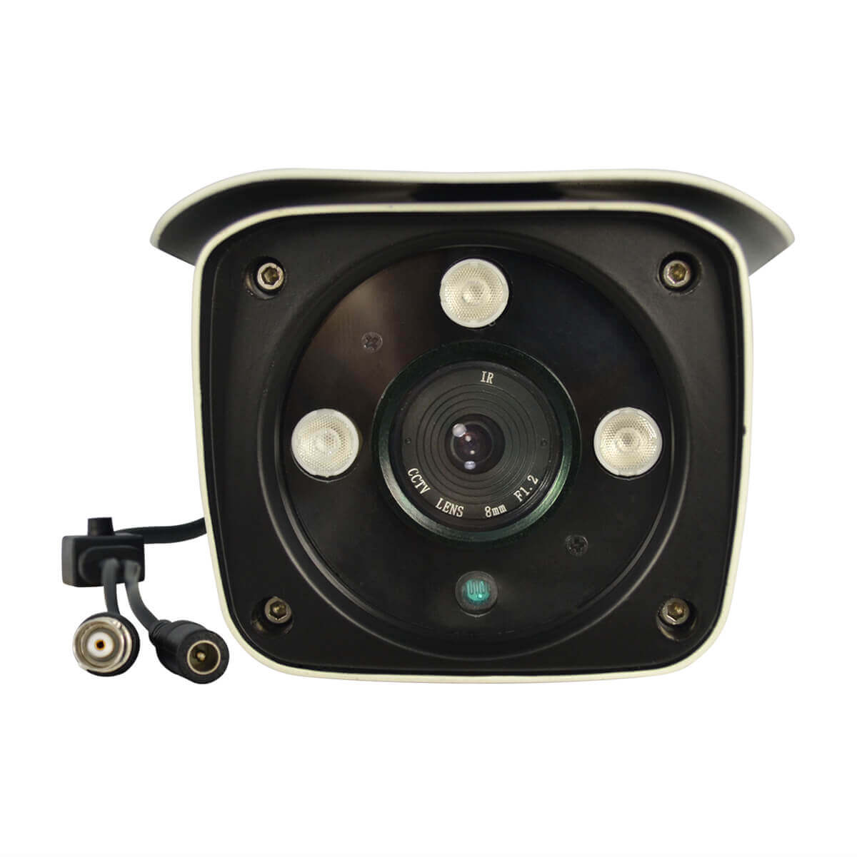 Camara Bazuca IR, 1/2.5 SONY CCD, 1.3MP, lente 8mm, 3 LED Array, IP66