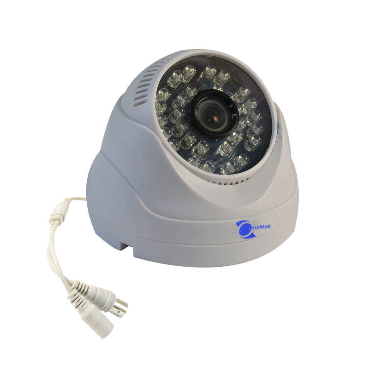 Camara tipo Domo, Sensor CMOS 1/3, resolucion 800TVL, 30 LED, 25m IR