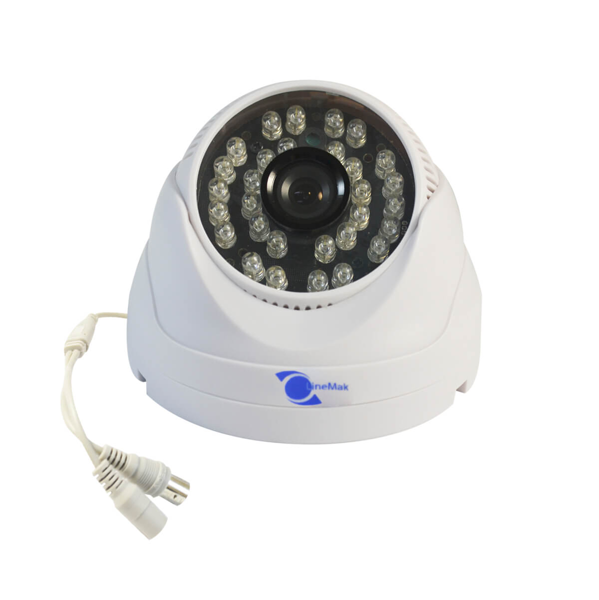 Camara tipo Domo, Sensor CMOS 1/3, resolucion 800TVL, 30 LED, 25m IR