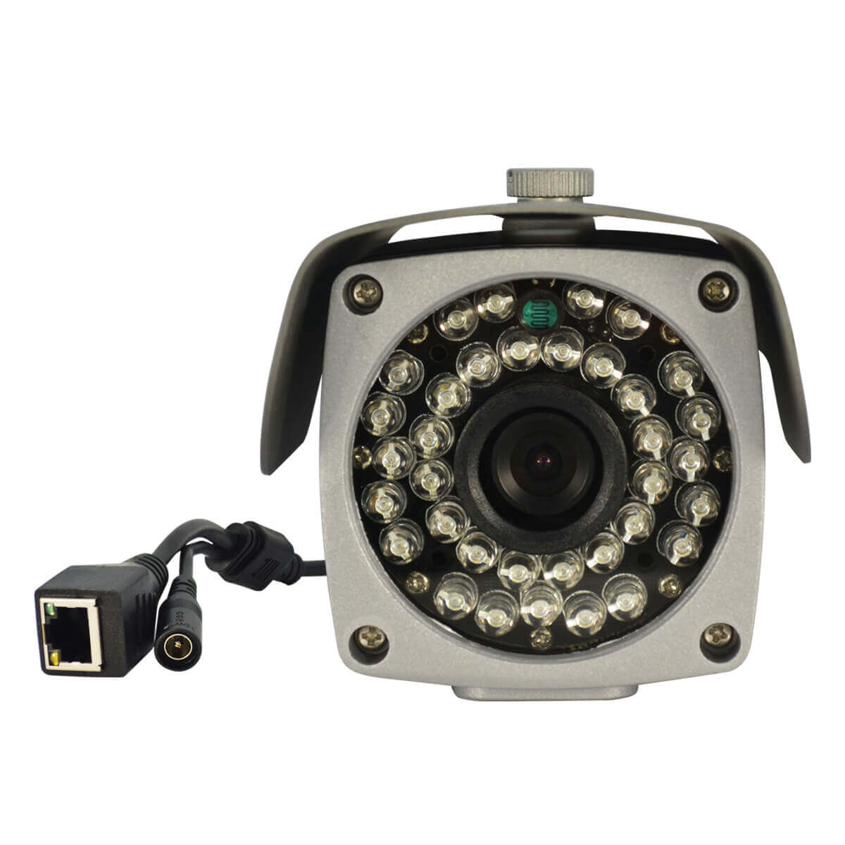 Camara bazuca IP, Sensor CMOS 1/3, 1Mp, 36 LEDs, 30m IR, IP66, PoE