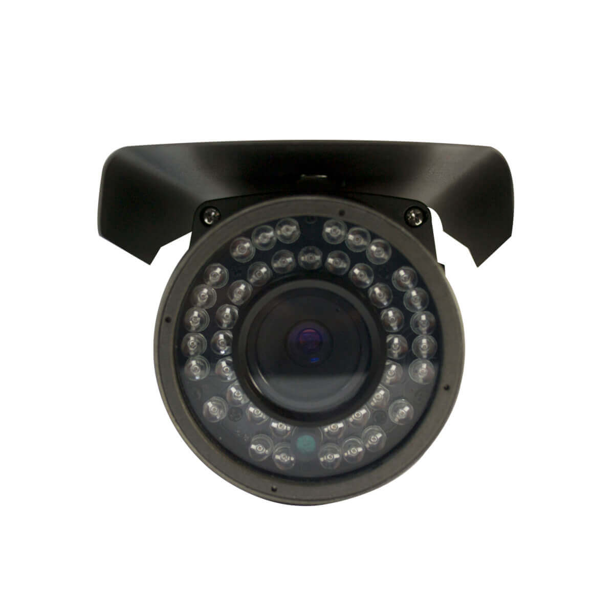 Camara IP tipo bazuca, 1/4 CMOS con sensor dual-core 32bit DSP (TI Davinci DM365), lente 8mm