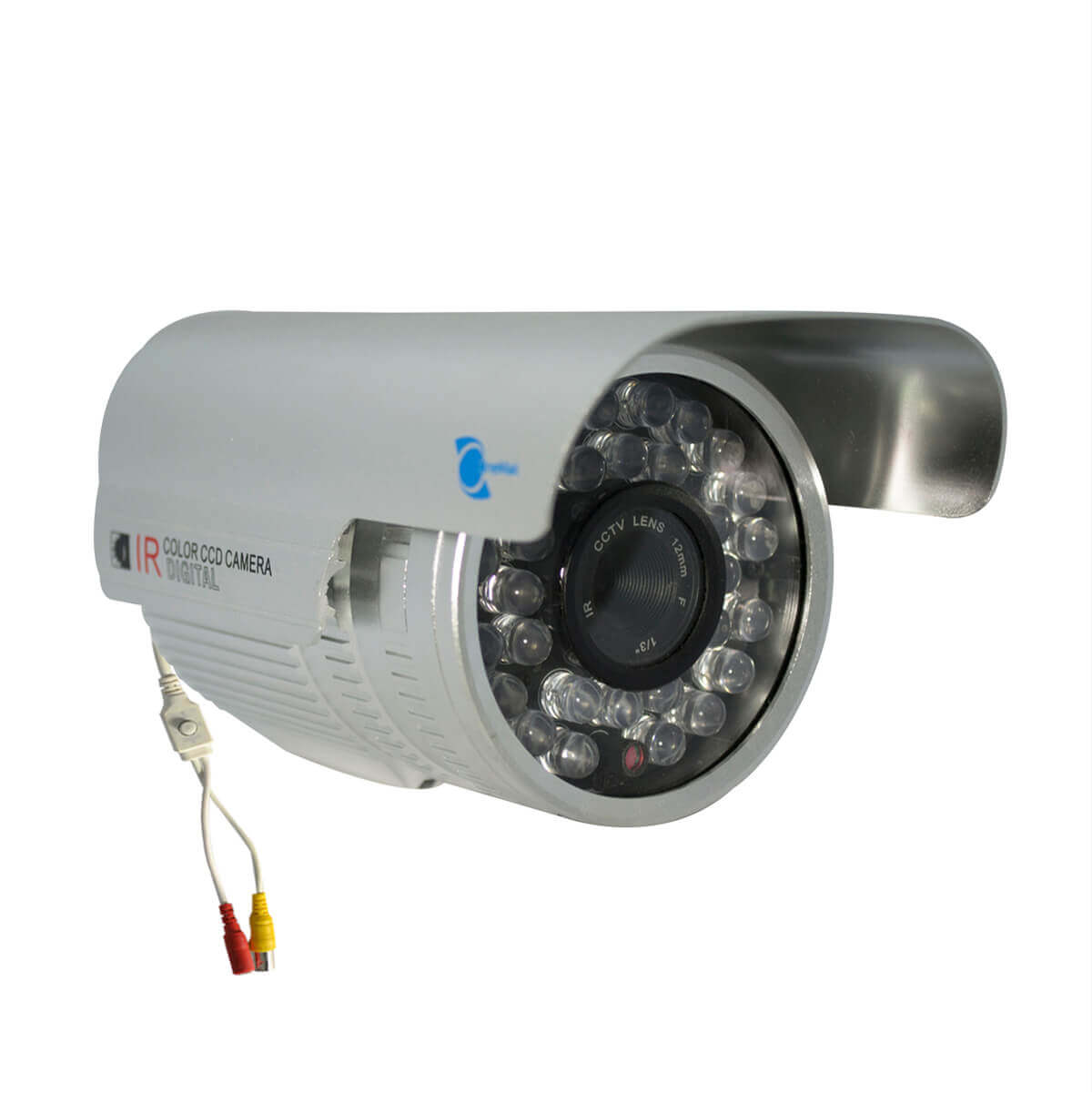 Camara tipo bazuca, Sensor CCD Sony 1/3, 500TVL, 24 LED, 50m IR, OSD