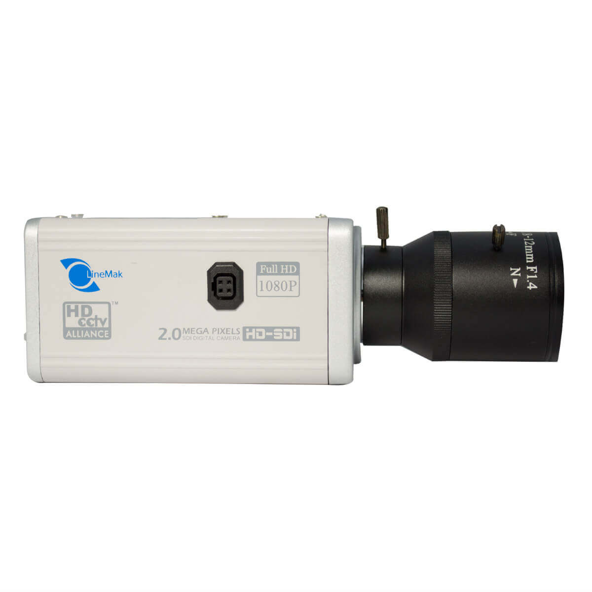 Camara tipo box antivandalica HD-SDI, 2.0 MP, 1/3 CMOS, 1080p, Menu OSD, Deteccion Inteligente.