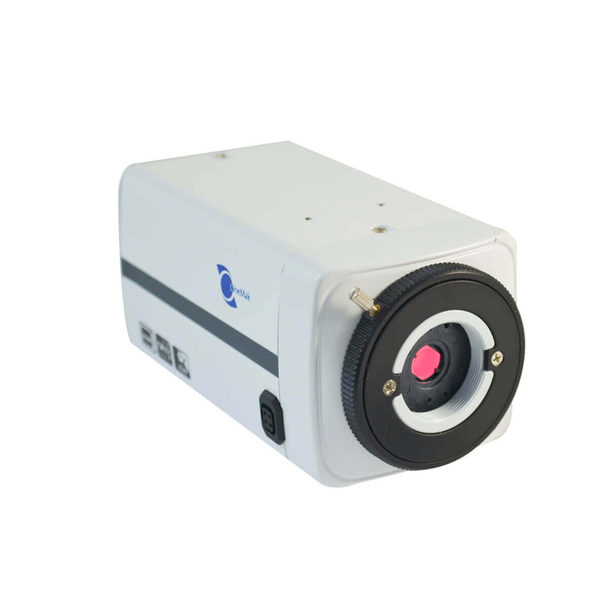 Camara IP tipo box, 1/3 CMOS con sensor dual-core 32bit DSP(TI Davinci DM365), 1.3MP, PoE, Lente 8mm