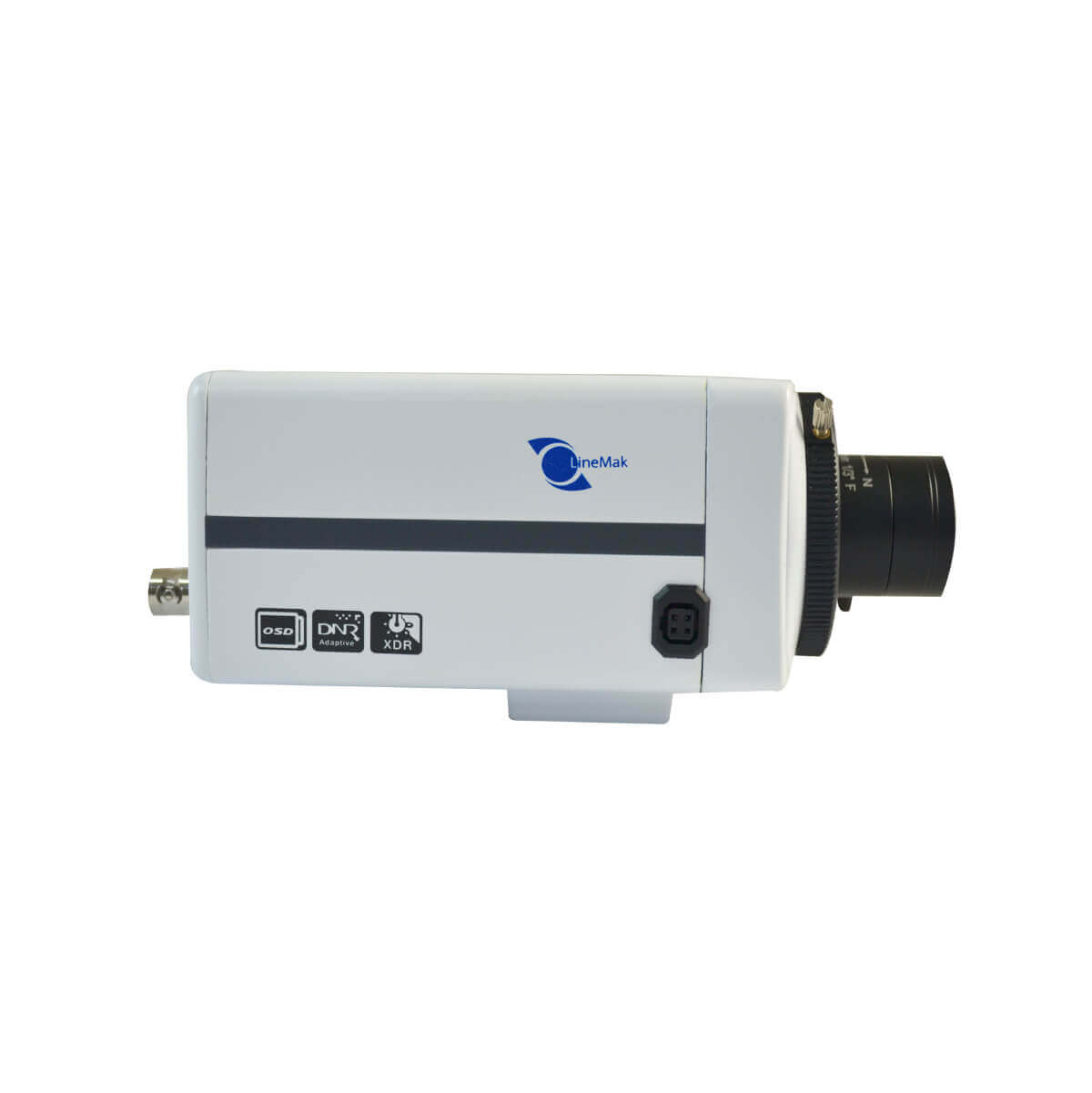 Camara IP tipo box, 1/3 CMOS con sensor dual-core 32bit DSP(TI Davinci DM365), 1.3MP, PoE, Lente 8mm