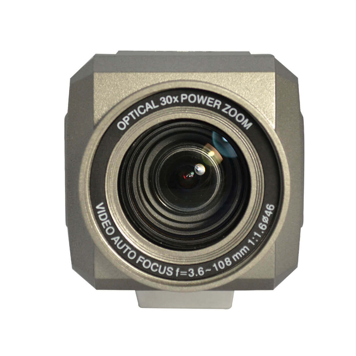 Camara para interiores tipo box ideal para PTZ, CCD SONY 480 TVL, ZOOM de 30x