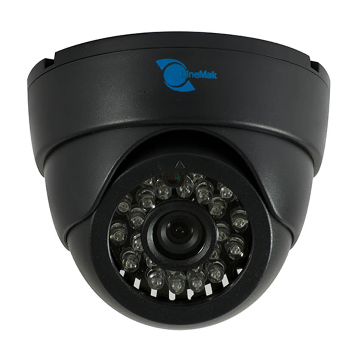 Camara tipo domo, Sensor CMOS 1/3, resolucion 600TVL, 24 LEDs, 20m IR