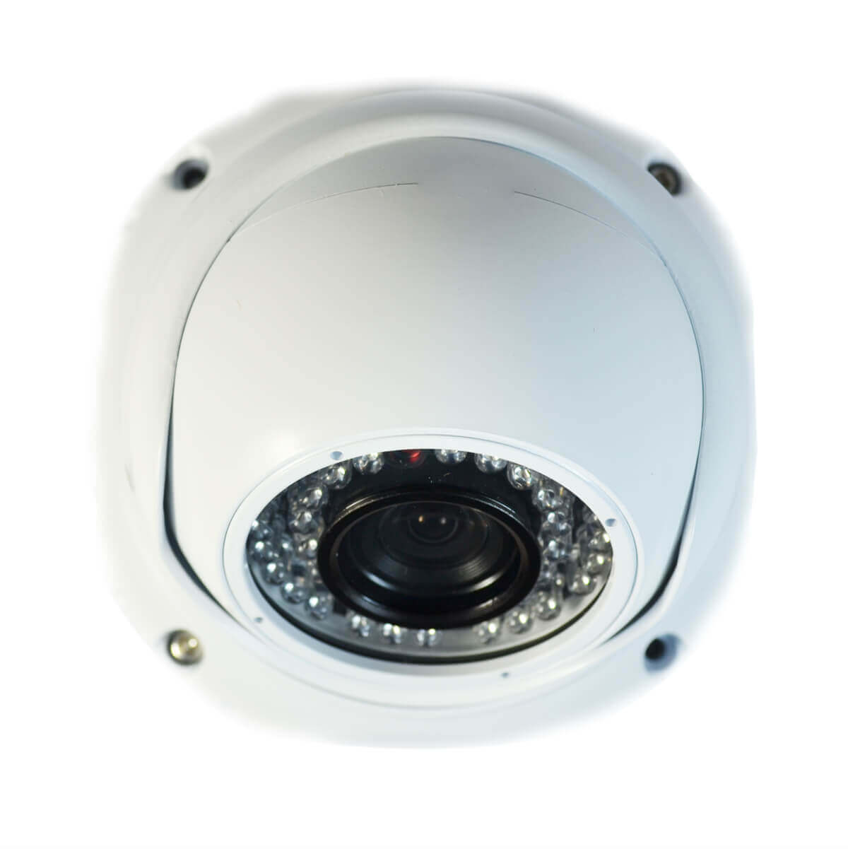 Camara IP tipo domo, 1/4 CMOS con sensor dual-core 32bit DSP(TI Davinci DM365), lente 4mm