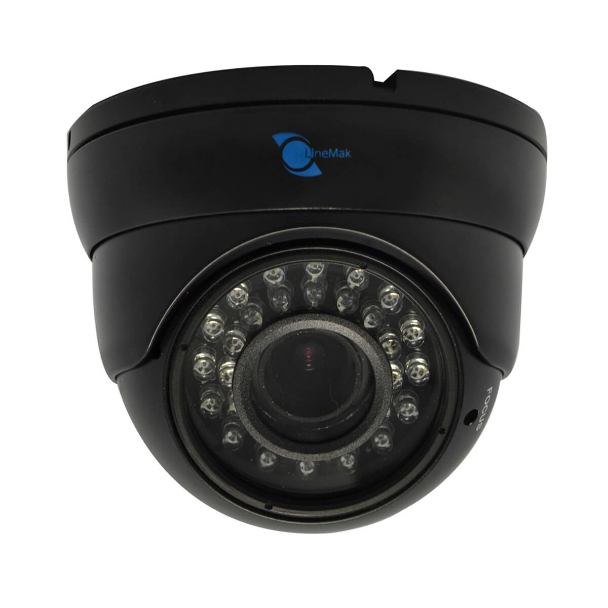 Camara tipo domo, Sensor CMOS 1/3, resolucion 600TVL, 24 LEDs, 30m IR