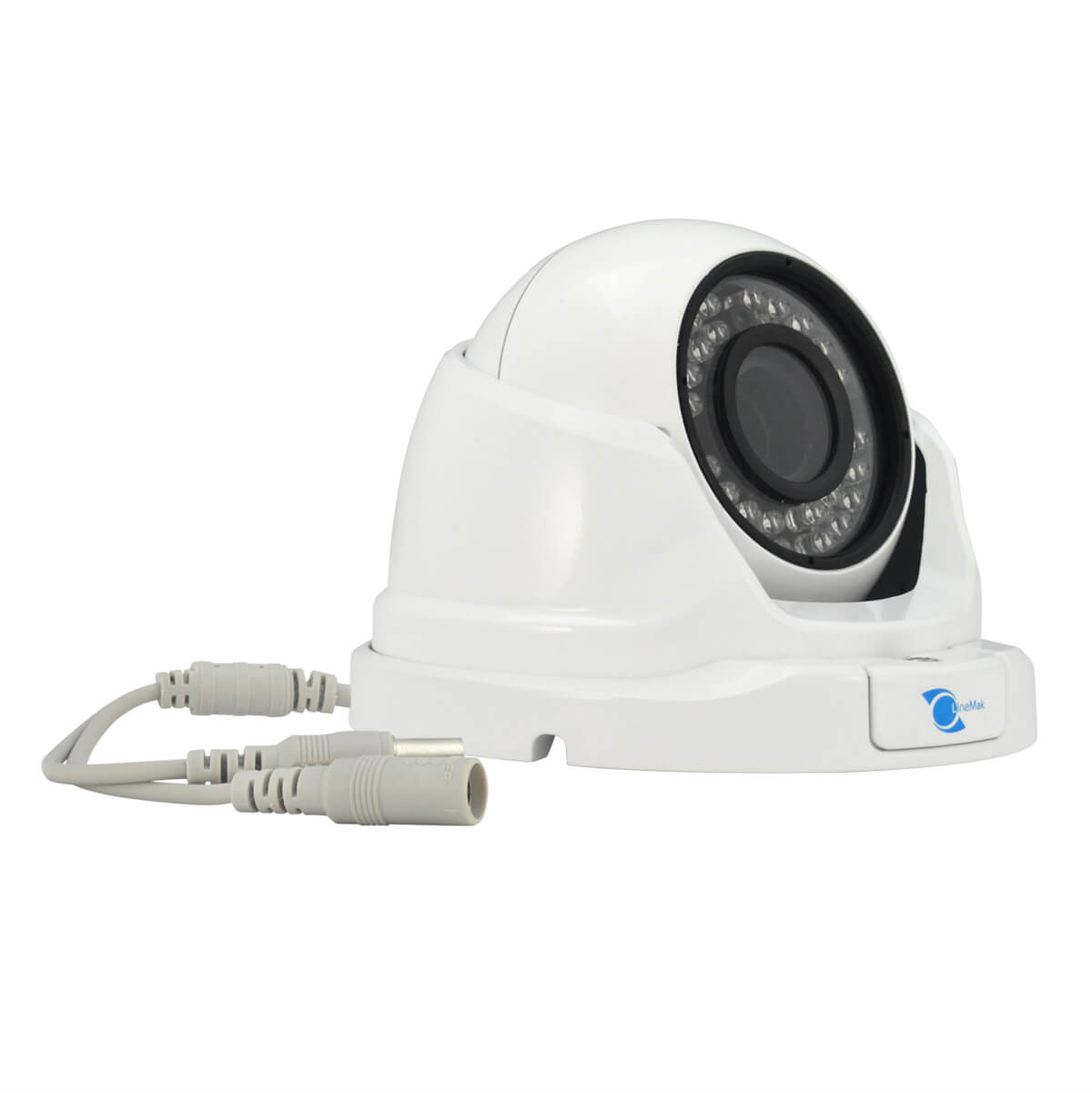 Camara tipo domo, Sensor CMOS HDIS 1/2.8, 1200TVL, 24 LEDs, 20m IR