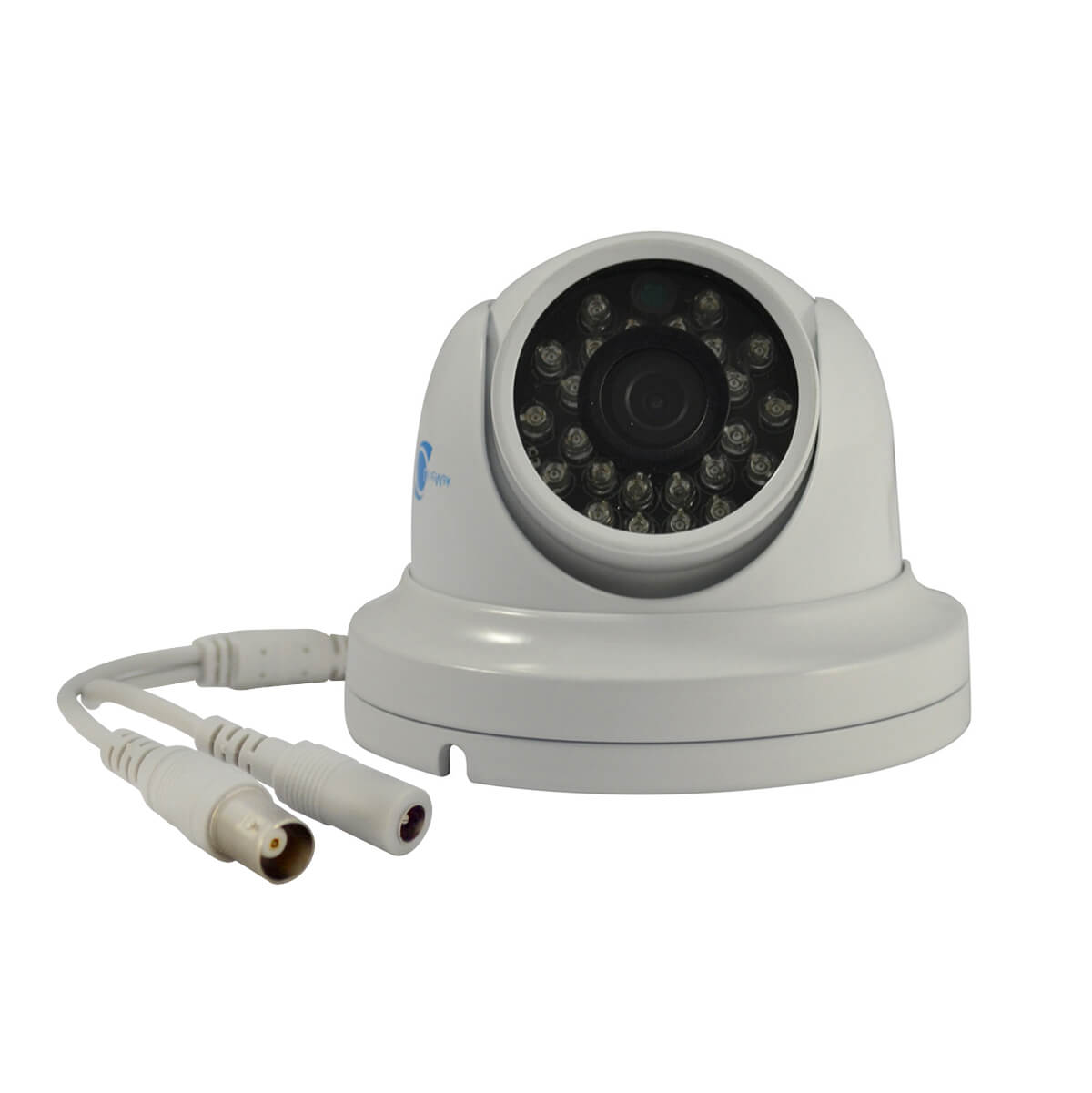 Camara domo, Sensor CMOS HDIS 1/3, resolucion 700TVL, 24 LED, 20m IR