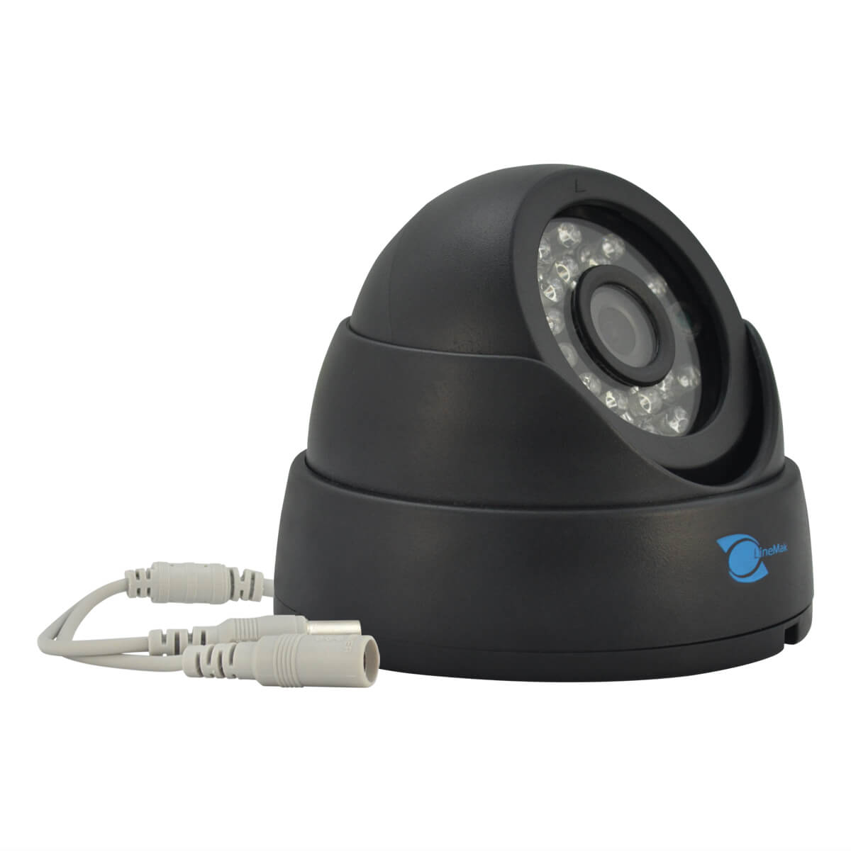 Camara tipo domo, Sensor CMOS HDIS 1/3, 700TVL, 24pzs LEDs, 20m IR