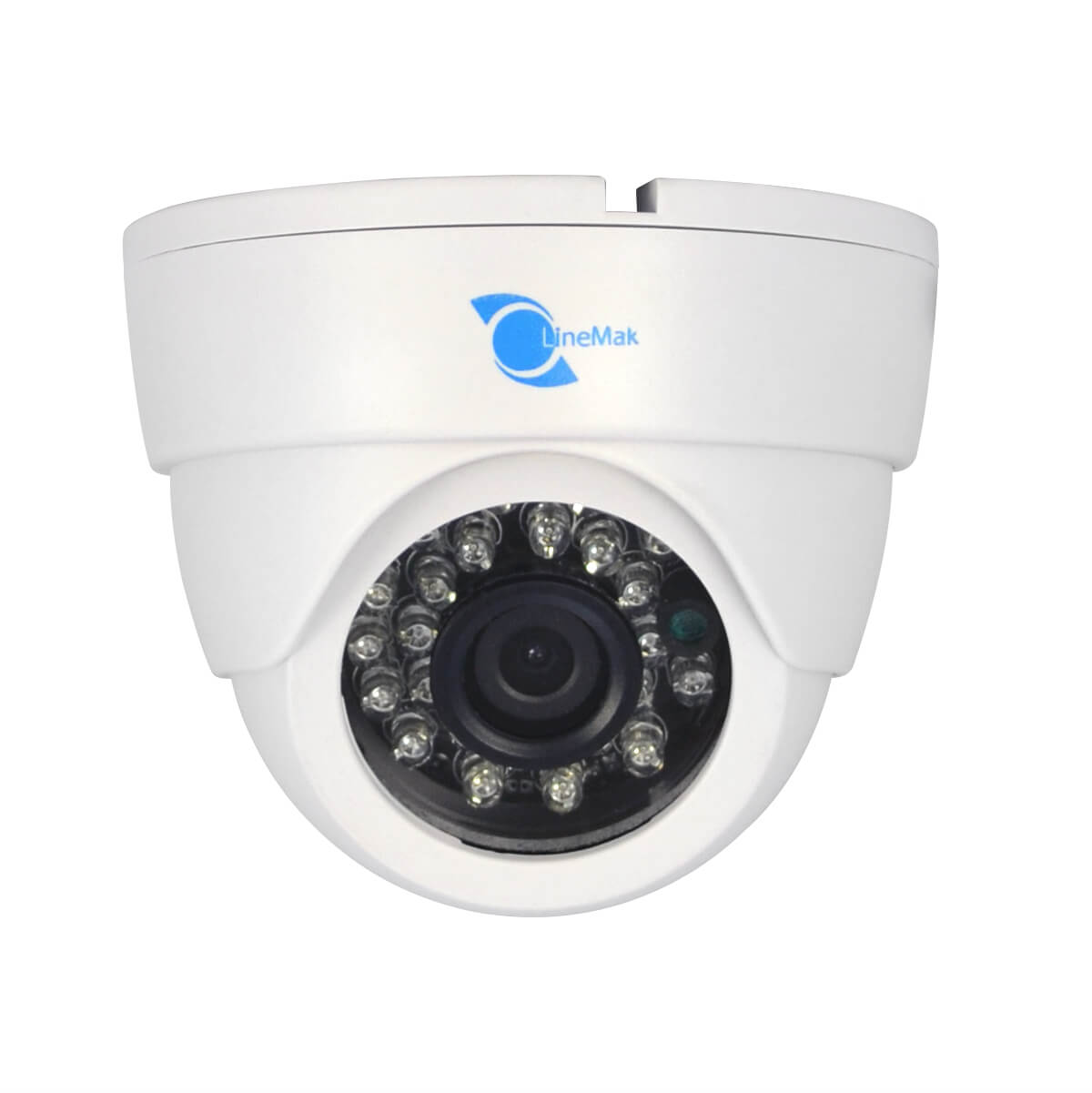 Camara tipo domo, Sensor CMOS HDIS 1/3, 700TVL, 24pzs LEDs, 20m IR