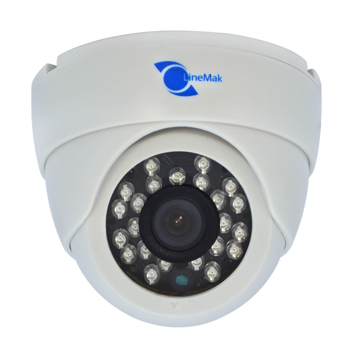 Camara tipo domo, Sensor CMOS 1/3, resolucion 800TVL, 23 LEDs, 20m IR