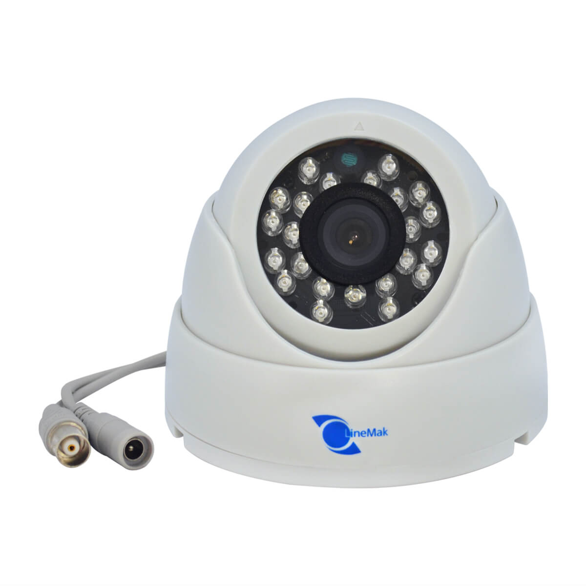 Camara tipo domo, Sensor CMOS 1/3, resolucion 800TVL, 23 LEDs, 20m IR