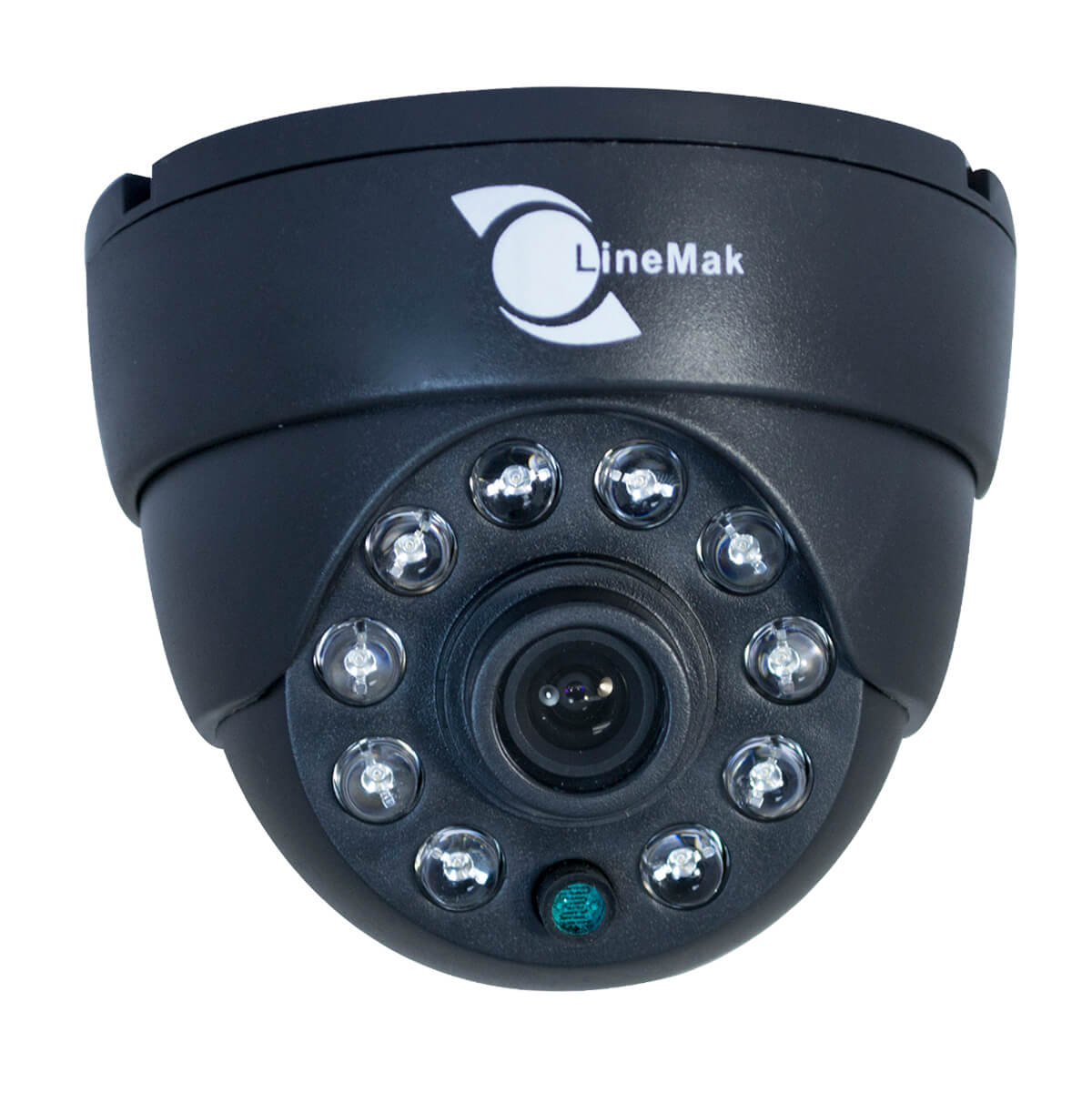 Camara tipo domo, Sensor HD CCD 1/3, 600TVL, 10 LEDs, 15m IR, IR-CUT