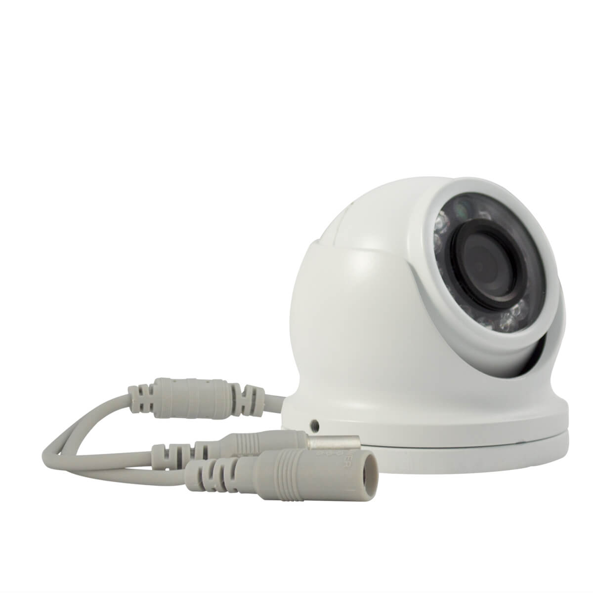 Camara tipo domo, Sensor HD digital 1/3, 800TVL, 12 LEDs, 10m IR