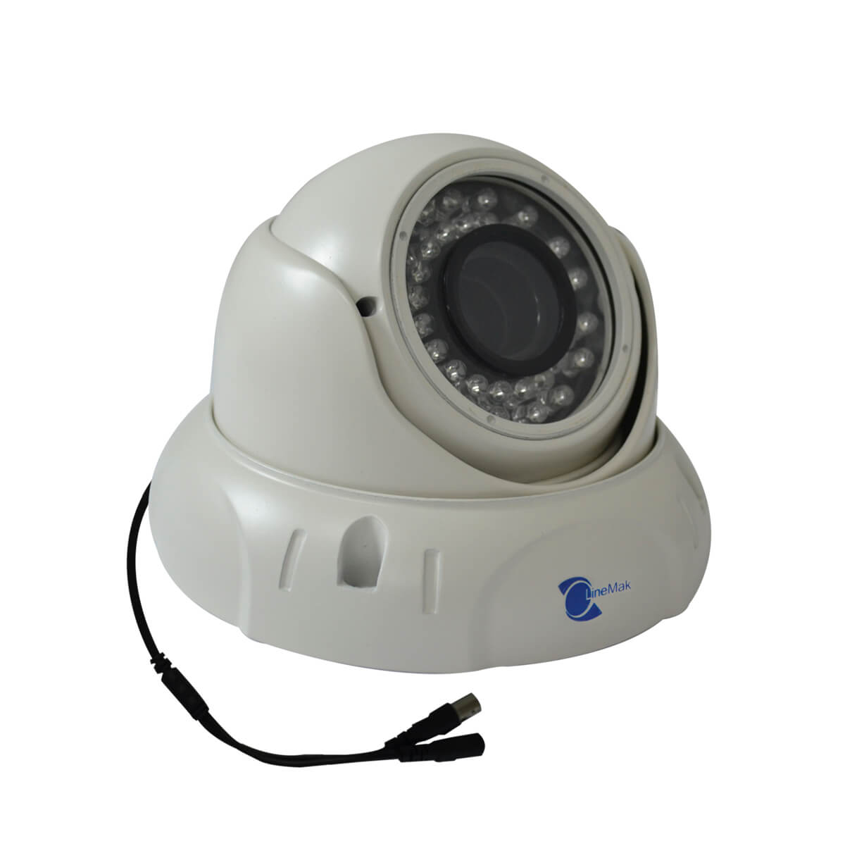 Camara tipo domo, Sensor Sharp CCD 1/3, 600TVL, 36 LED, 30m IR, IR-CUT