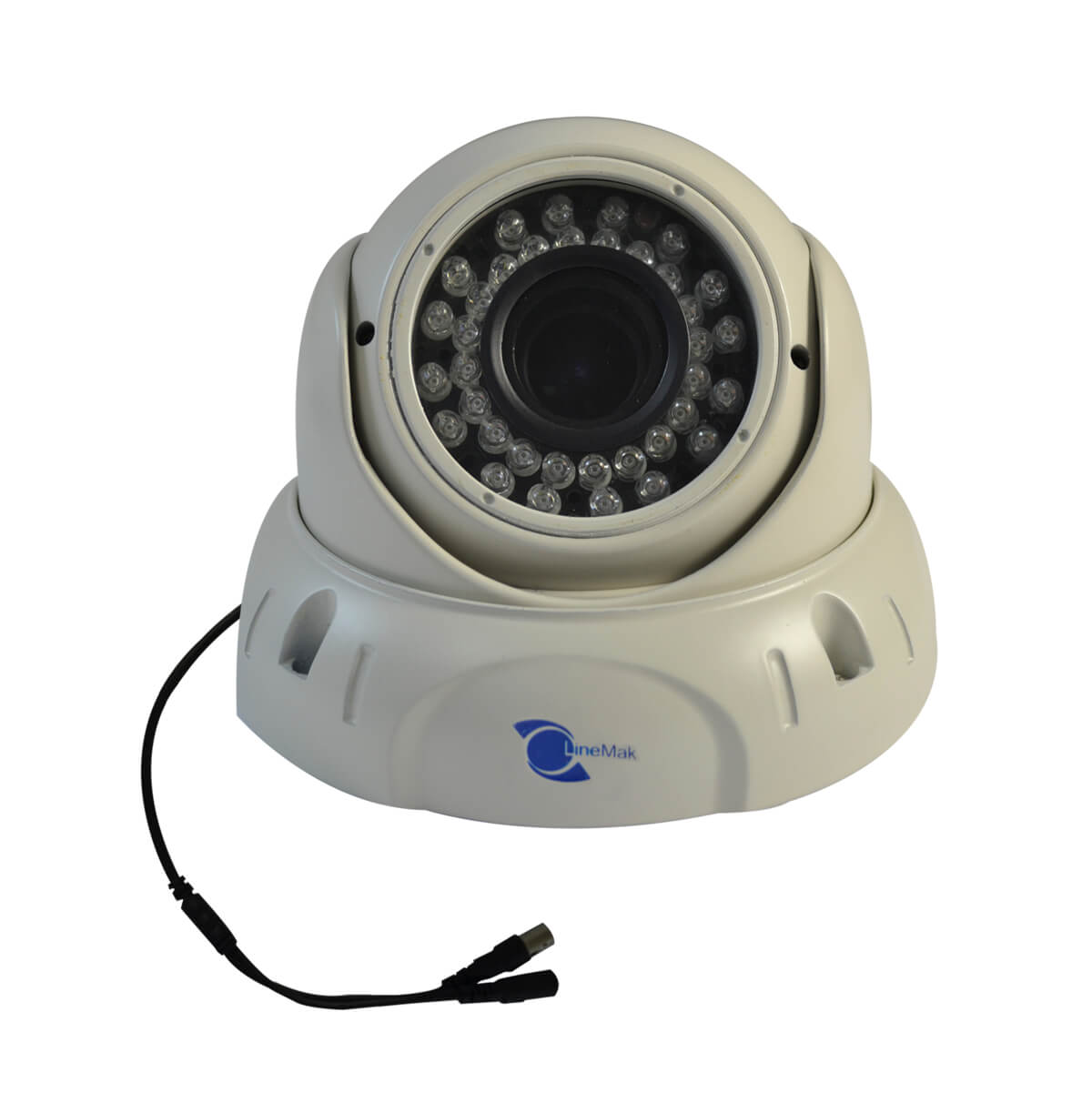Camara tipo domo, Sensor Sharp CCD 1/3, 600TVL, 36 LED, 30m IR, IR-CUT