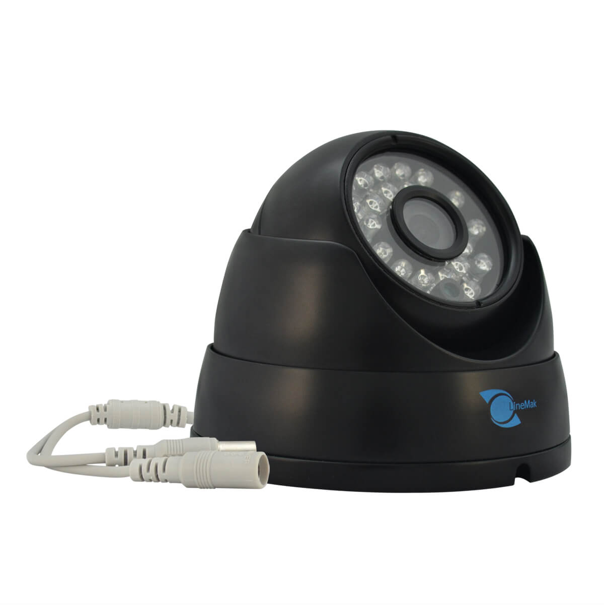 Camara tipo domo, Sensor Sony CCD 1/3, 700TVL, 24 LEDs, 20m IR, UTC