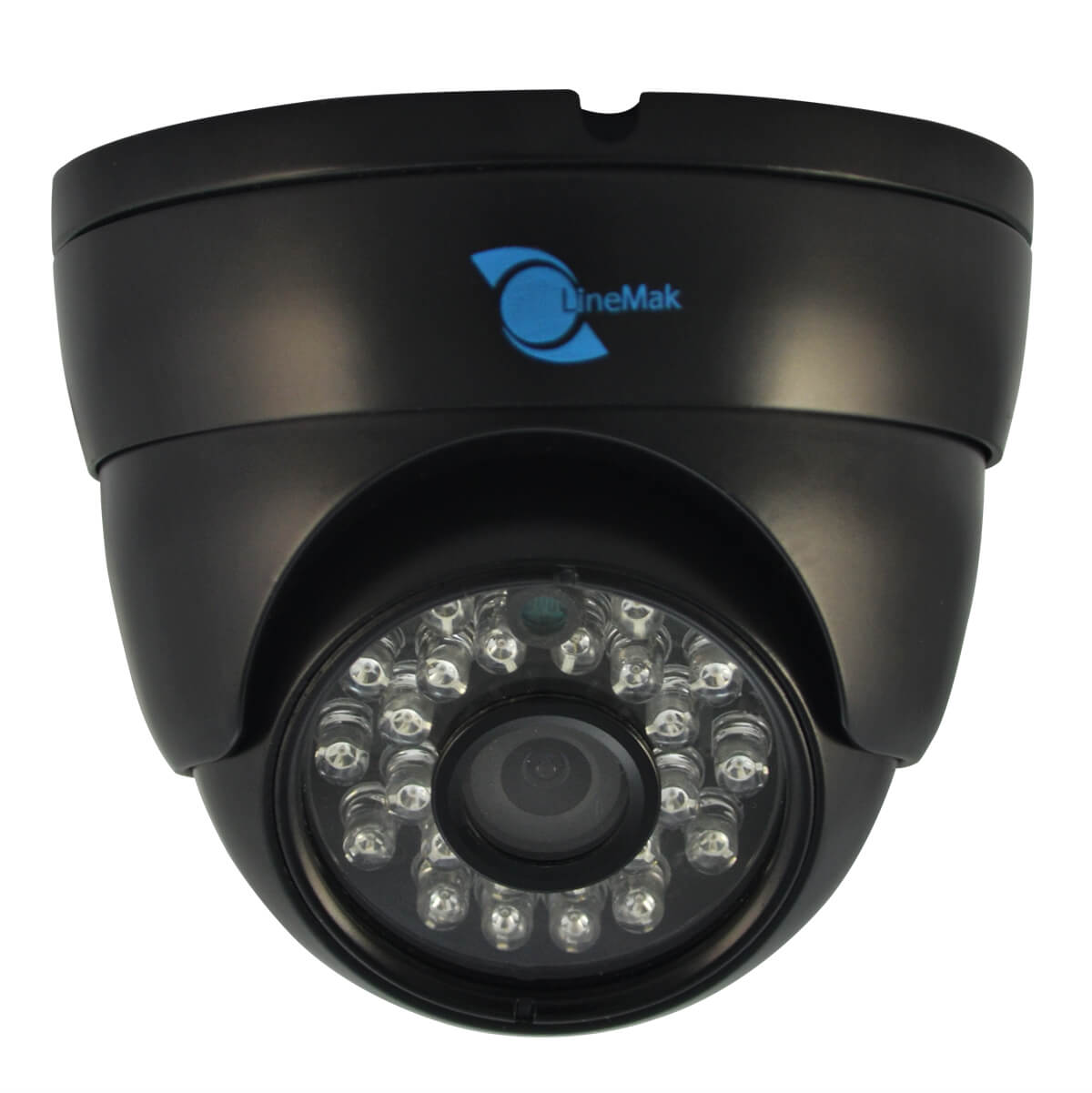 Camara tipo domo, Sensor Sony CCD 1/3, 700TVL, 24 LEDs, 20m IR, UTC