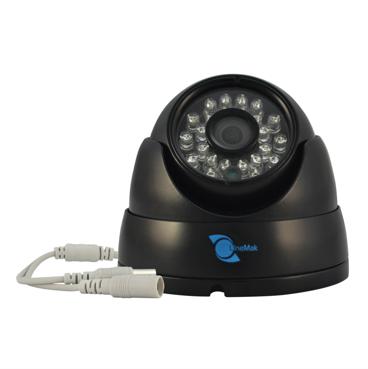 Camara tipo domo, Sensor Sony CCD 1/3, 700TVL, 24 LEDs, 20m IR, UTC