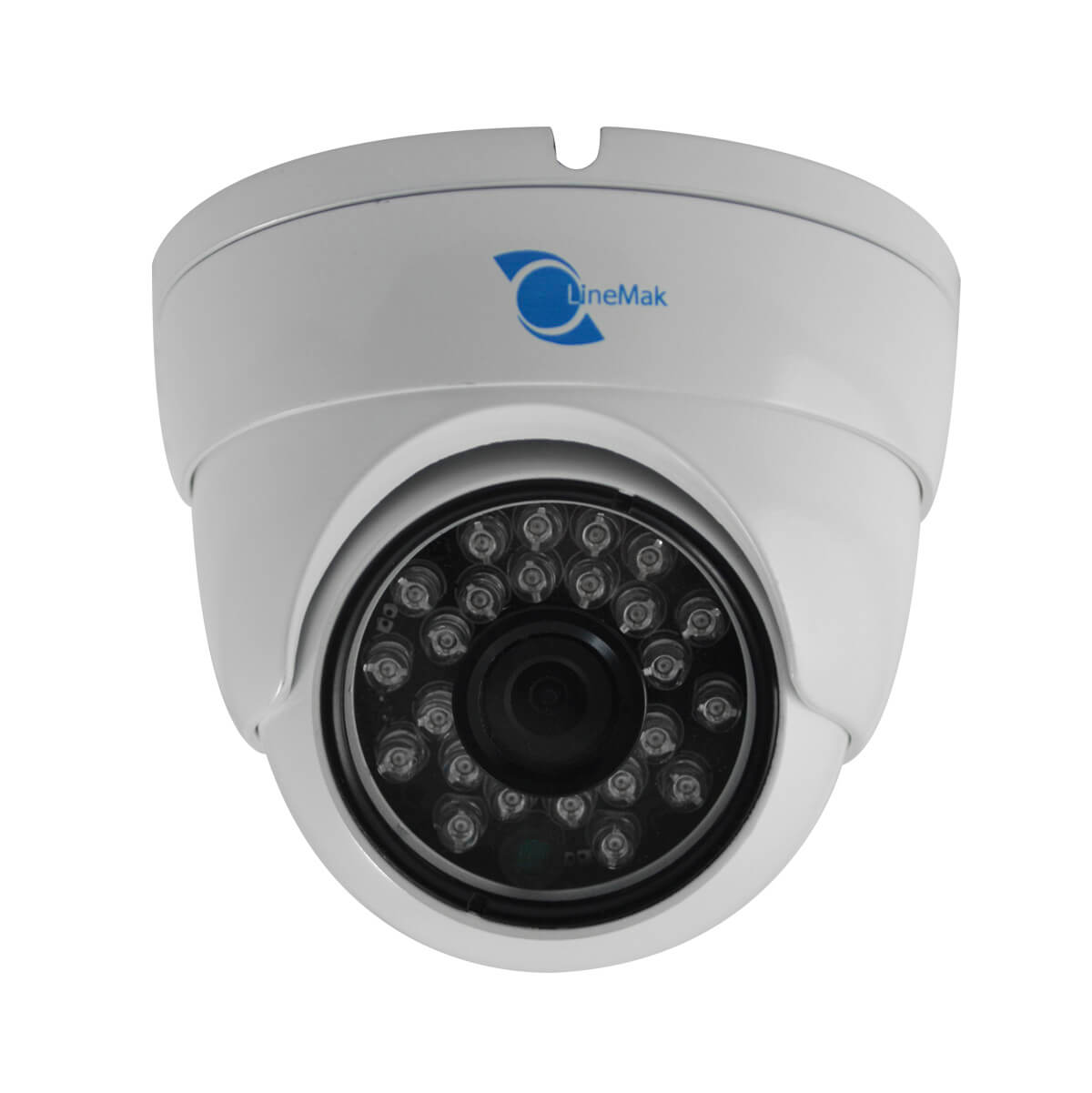 Camara tipo domo, Sensor Sony CCD 1/3, 700TVL, 24 LEDs, 20m IR, UTC