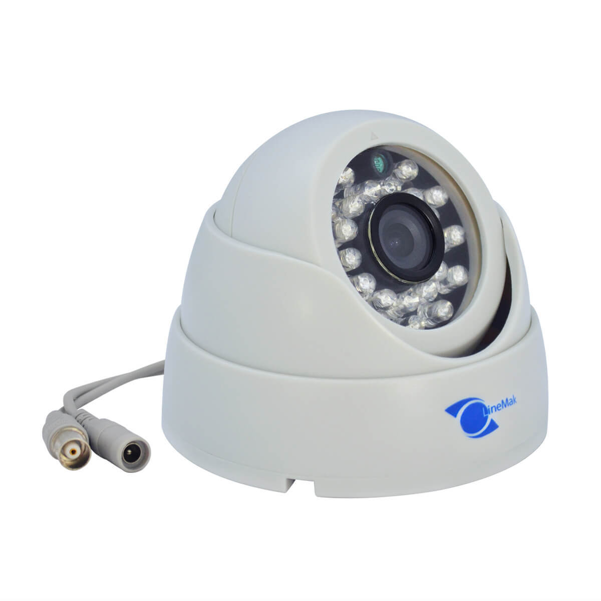 Camara tipo domo, HD digital 1/3, resolucion 800TVL, 24 LEDs, 20m IR