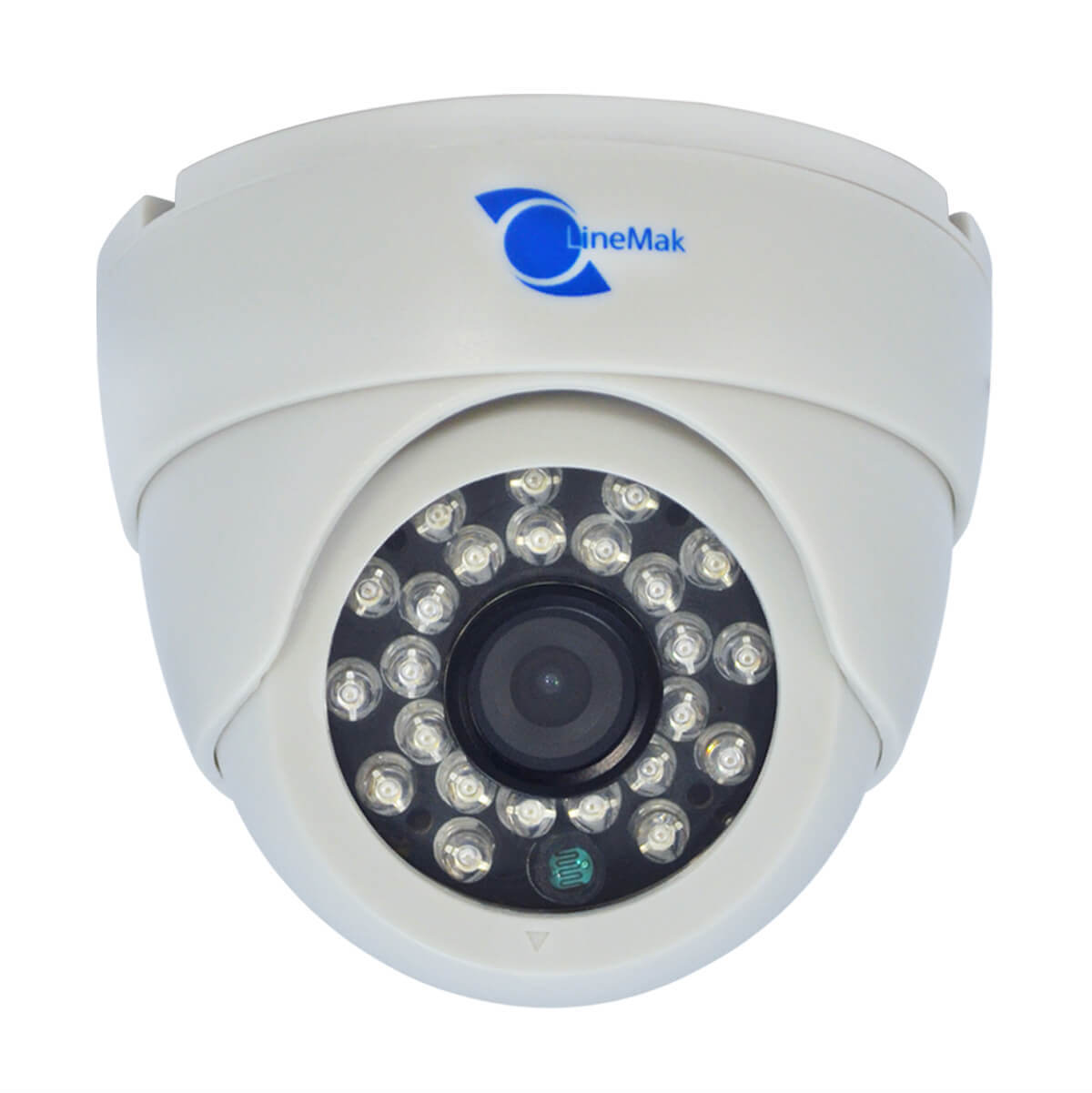 Camara tipo domo, HD digital 1/3, resolucion 800TVL, 24 LEDs, 20m IR