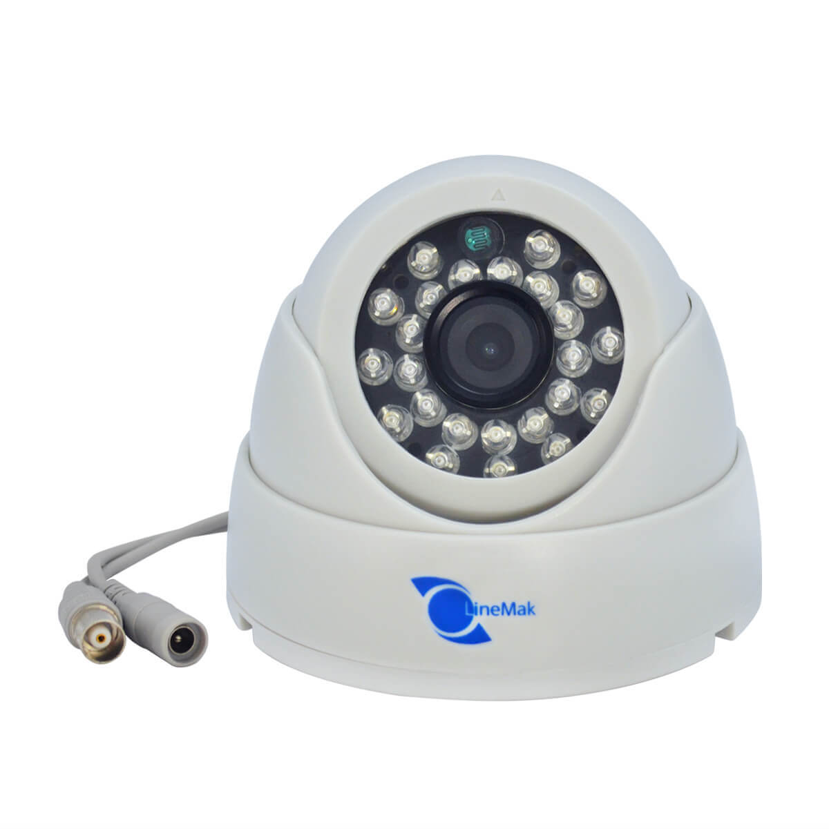 Camara tipo domo, HD digital 1/3, resolucion 800TVL, 24 LEDs, 20m IR