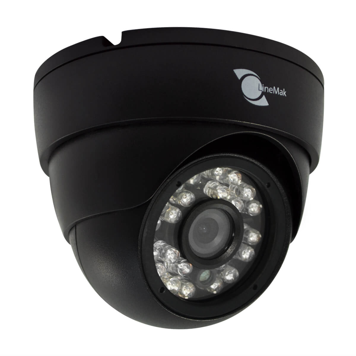 Camara tipo domo, Sensor Digital 1/4, 700TVL, 24 LED, IP66 - Linemak