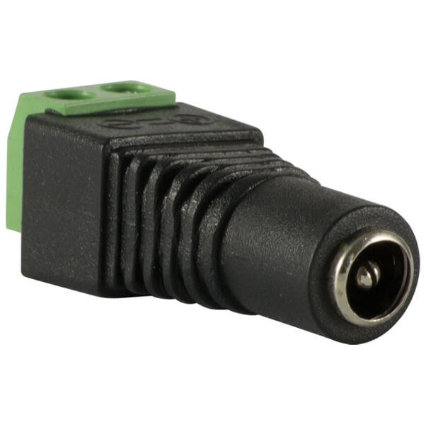 Conector Plug de Alimentacion de 2.1mm hembra a 12V DC - Linemak