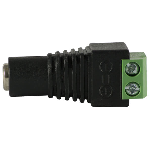 Conector Plug de Alimentacion de 2.1mm hembra a 12V DC