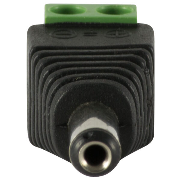 Conector Plug de alimentacion de 2.1mm, macho para 12V DC