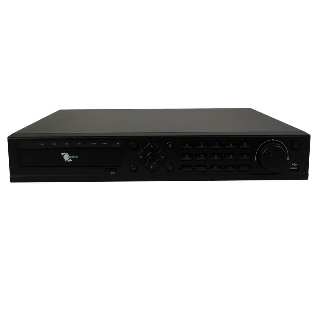 DVR de 16 canales, H264, BNC/VGA/HDMI, Audio 16 In/1 Out, 960H/D1/CIF