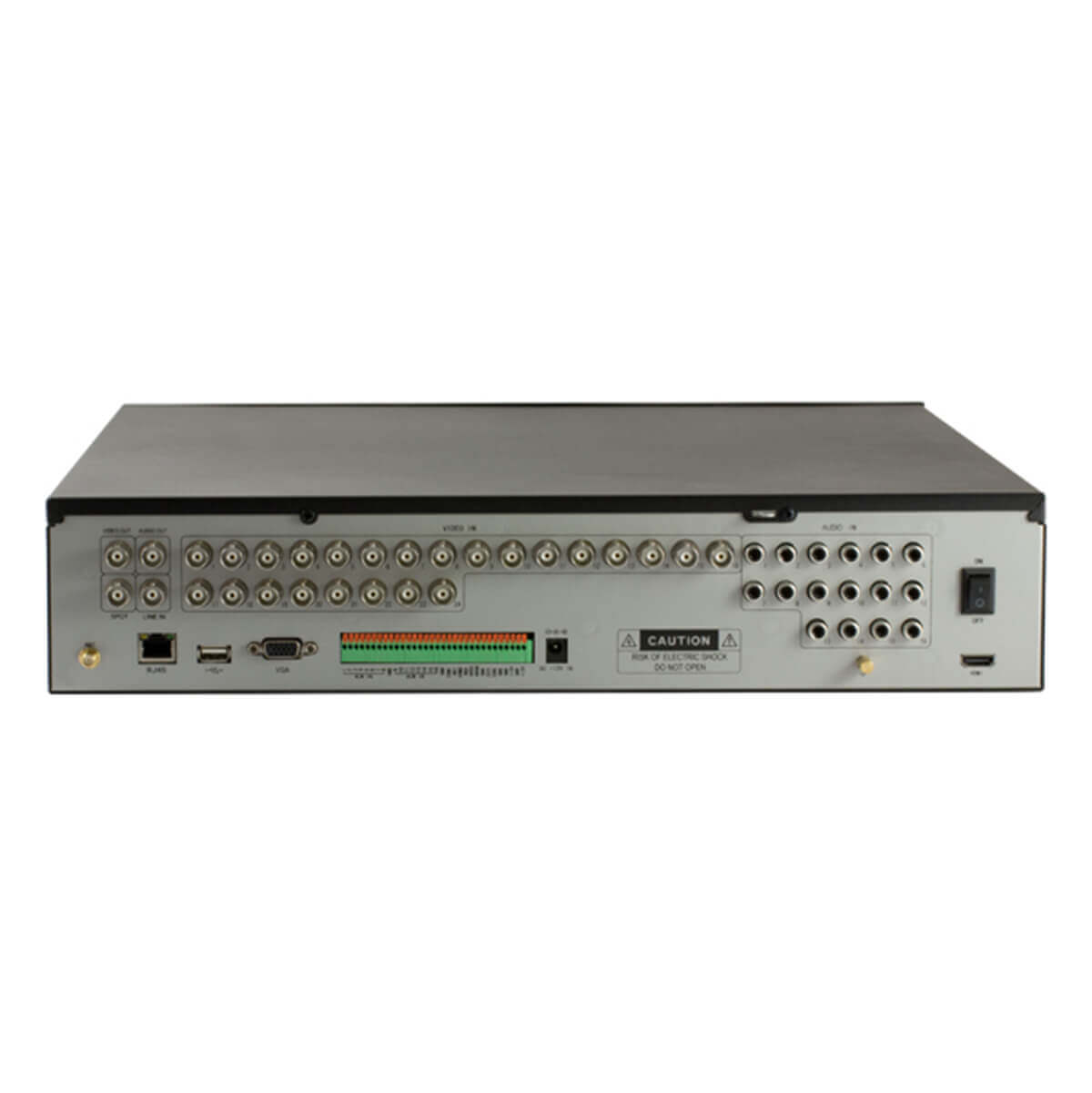 Video grabador digital DVR 24 video /16 audio, HDMI, H264, WIFI. Incluye mouse y control remoto.