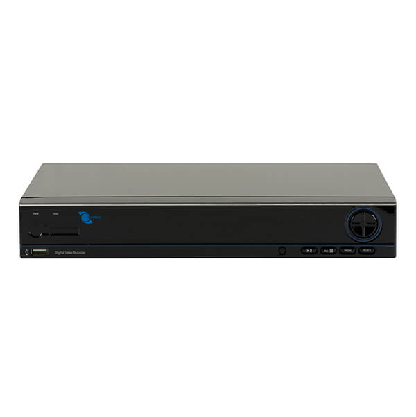 DVR de 4-Ch, Compresion H.264, Salidas VGA/HDMI, Audio 4-Ch/1-Ch, D1