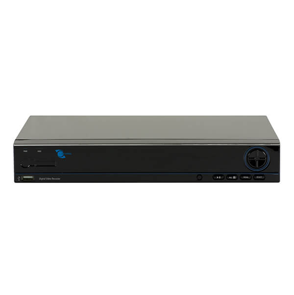 DVR de 8-Ch, Compresion H.264, Salidas VGA y HDMI, audio 4-Ch/1-Ch, D1