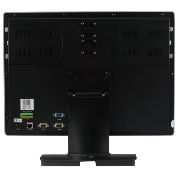 Video grabador digital DVR con pantalla de 19 LCD,  8 canales de video/Audio, NTSC 240 FPS.