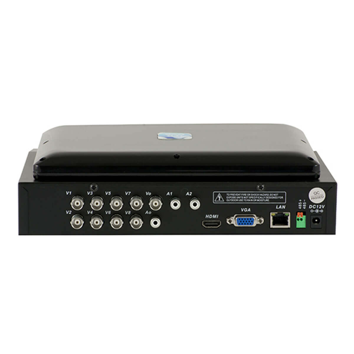 Video grabador digital DVR 8 video (resolucion D1)/2 audio, monitoreo por celular, con pantalla LCD 10.5