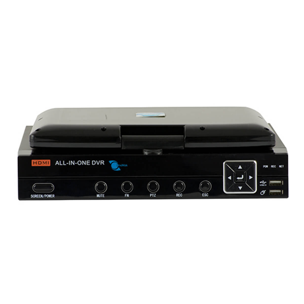 Video grabador digital DVR 8 video (resolucion D1)/2 audio, monitoreo por celular, con pantalla LCD 10.5