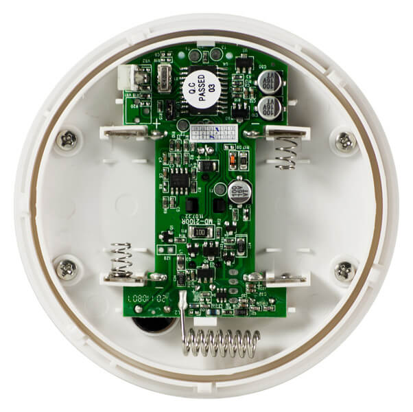 Detector de humo inalambrico, trabaja de modo independiente (opcional)