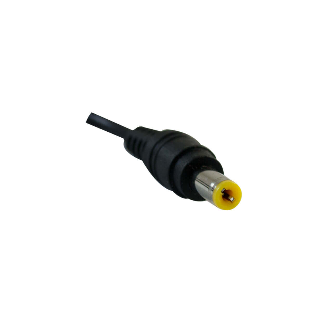 Fuente de poder DC12V 500mA con conector plug de 2.1mm, ideal para camaras de seguridad.