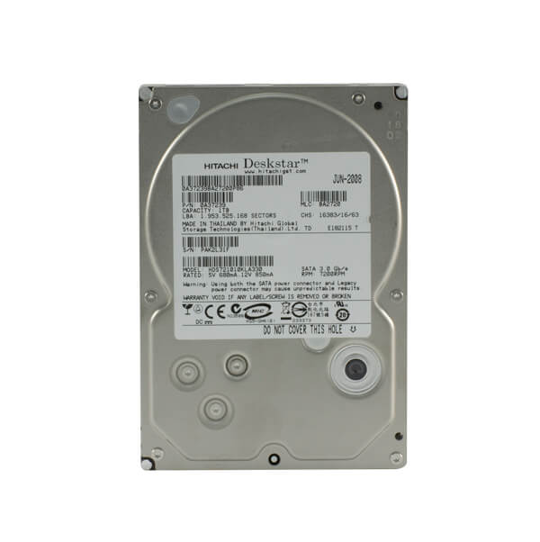 Disco duro Hitachi de 1TB (1000Gb), 7200RPM. Tipo SATA