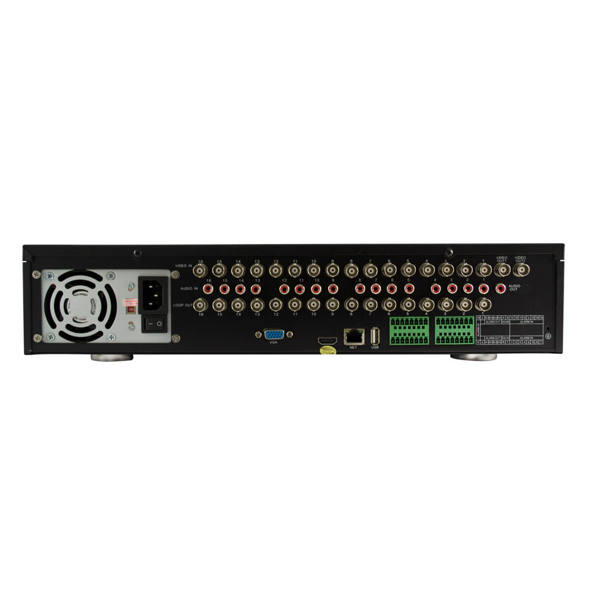 HVR 16 Canales, H264/G711A, 960H, BNC/VGA/HDMI, 3G/WIFI, ATX Power