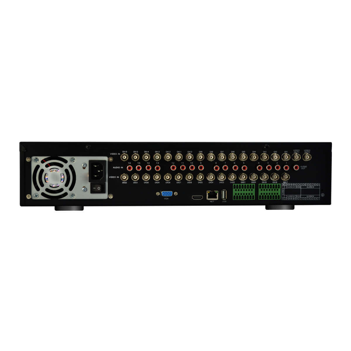 HVR 32 Canales, H264/G711A, D1/CIF, BNC/VGA/HDMI, 3G/WIFI, ATX Power