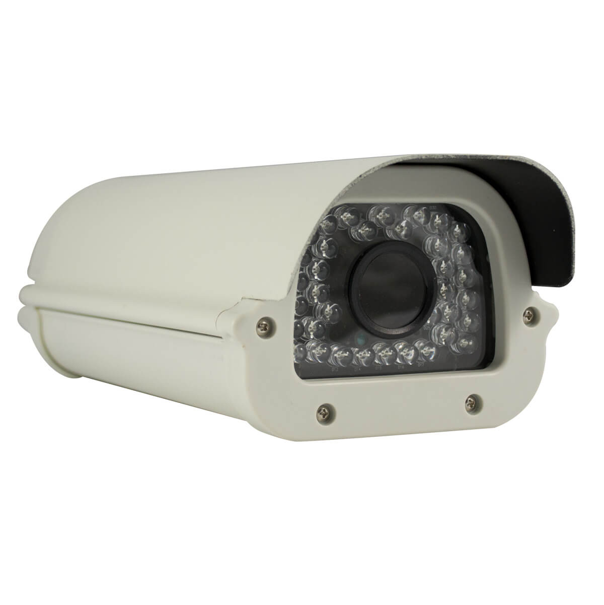Housing con IR Leds. 50 metros de distancia IR, para lente de 2.8-12mm