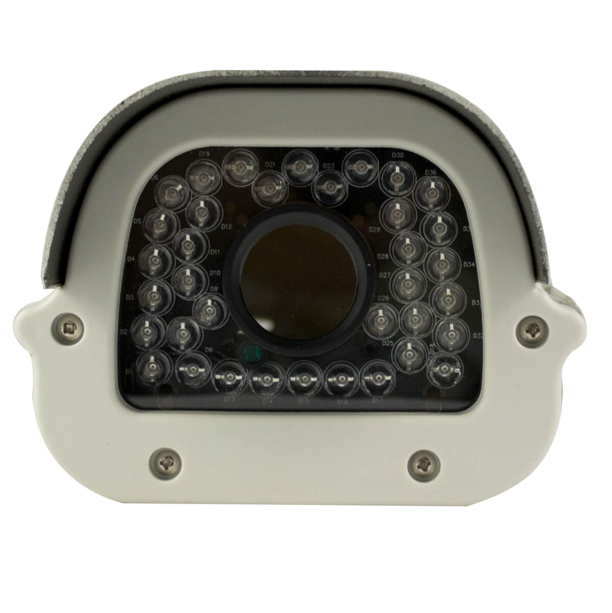 Housing con IR Leds. 50 metros de distancia IR, para lente de 2.8-12mm